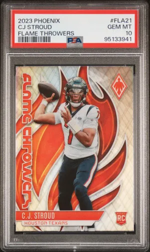 2023 Panini Phoenix Flame Throwers Cj Stroud front