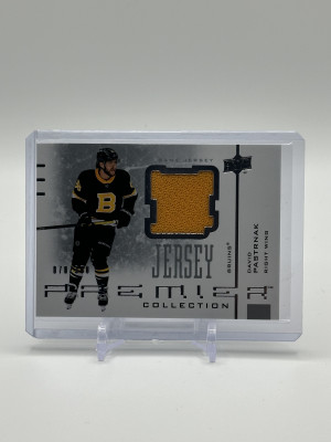 David Pastrnak 2021-22 Premier Jersey 78/300 front