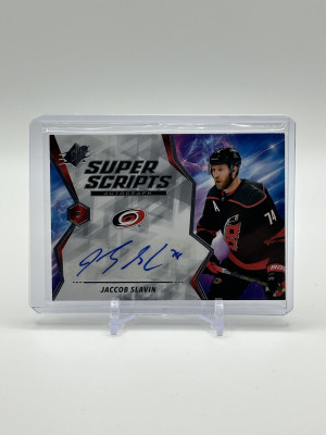 Jaccob Slavin 2020-21 SPX Super Scripts Auto front