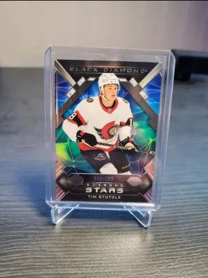 2022-23 Upper Deck Black Diamond #BDS-TS Diamond Stars Tim Stutzle /299 front