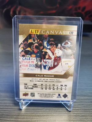 2022-23 Upper Deck Series 1 - UD Canvas #C22 Cale Makar back