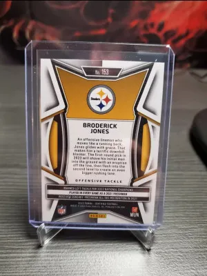 2023 Panini Certified - Rookies Mirror Bronze #153 Broderick Jones /275 (RC) back