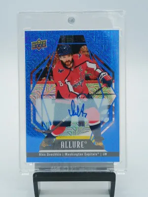 2022-23 Upper Deck Allure Blue Line Auto Alexander Ovechkin /35 front