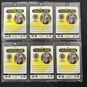 Jeremy Swayman | 21-22 UD Series 1 | Dazzlers Rainbow Set back