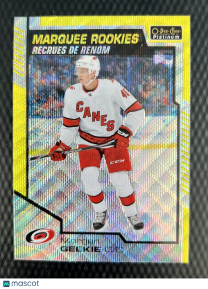 2020 O-Pee-Chee Platinum Morgan Geekie #165 Rookie front