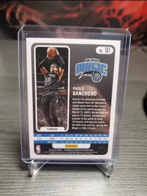 2022-23 Panini Chronicles - Absolute Pink #101 Paolo Banchero (RC) back