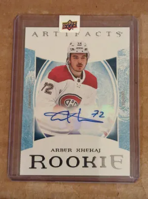 2022/23 Artifacts Arber Xhekaj Redemption Auto front