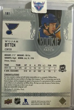 William Bitten The Cup Rpa 48/249 back
