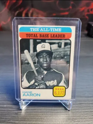 1973 Topps - All-Time Leaders #473 Hank Aaron front