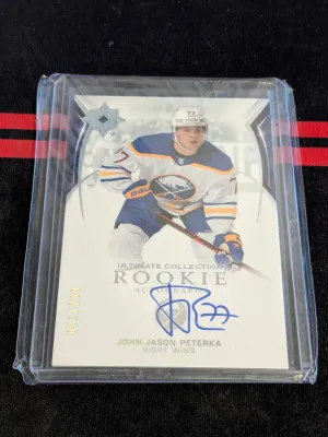 JJ Peterka Ultimate Rookie Auto /299 front