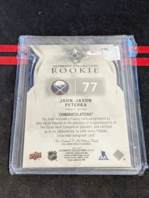 JJ Peterka Ultimate Rookie Auto /299 back