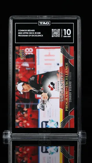 Connor Bedard 2023 Upper Deck Program Of Excellence #C258 front