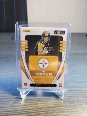 2021 Panini Absolute Absolute Rookie Materials #ARM-PFR Pat Freiermuth RC back