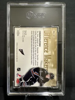 Alexander Ovechkin difference makers rookie jersey back