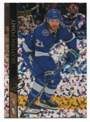 2020-21 Upper Deck Speckled Rainbow #163 Brayden Point front