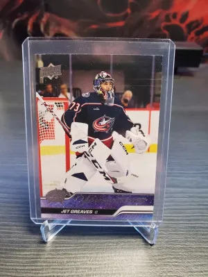 2023-24 Upper Deck Series 1 - Young Guns #246 Jet Greaves (RC) front