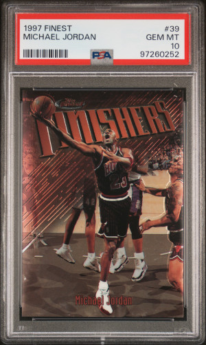 1997 Finest Michael Jordan front