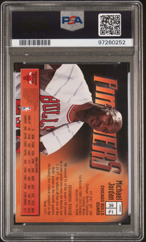 1997 Finest Michael Jordan back