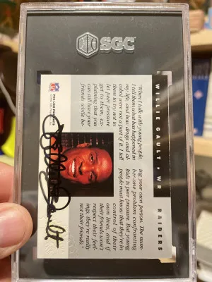 Willie Gault back