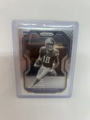 2020 Prizm Justin Jefferson Variation Rookie front