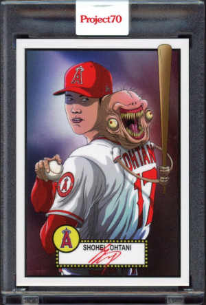 2021 Topps Project 70 #566 Shohei Ohtani (Alex Pardee) - 1952 Design front