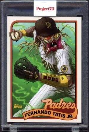 2021 Topps Project 70 #411 Fernando Tatis Jr (Alex Pardee) - 1989 Design front