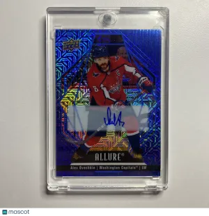 2022-23 Upper Deck Allure Alex Ovechkin Blue Line Auto /35 Capitals front