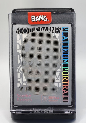 2021 Skybox Metal Universe Champions Scottie Barnes Platinum Portrait RC front