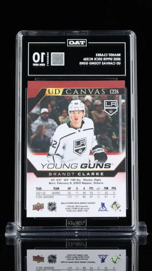 Brandt Clarke 2022 Upper Deck Ud Canvas Young Guns #C226 back