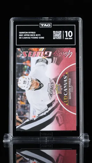 Quinton Byfield 2021 Upper Deck Ud Canvas Young Guns #C91 front