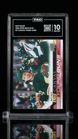Matt Boldy 2022 Upper Deck Ud Canvas Young Guns #C93 front