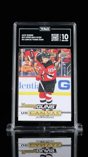 Jack Hughes 2019 Upper Deck Ud Canvas Young Guns #C239 front