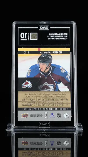 Nathan Mackinnon 2013 Upper Deck Young Guns Canvas #C114 back