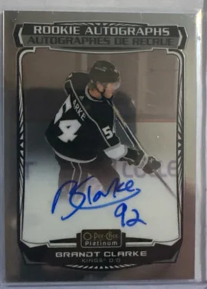 Brandt Clarke O Pee Chee Platinum Auto front