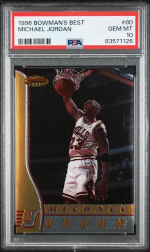 1996 Bowman's Best Michael Jordan front