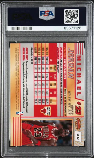 1996 Bowman's Best Michael Jordan back
