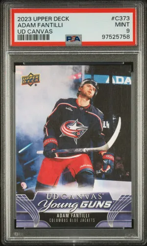 2023 Upper Deck Ud Canvas Adam Fantilli front