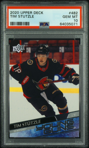2020 Upper Deck Tim Stutzle front