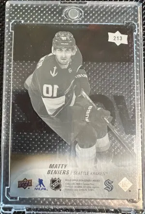 Matty Beniers Young Guns Clear Cut back