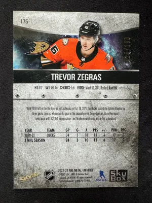Trevor Zegras Rookie Red PMG /100 back