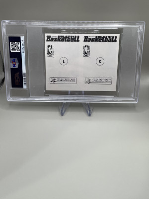 1990 Panini Sticker M.jordan-K/L.bird-L Panel-Hand Cut back