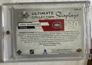 Juraj Slafkovsky Ultimate Displays Patch Auto 52/99 back