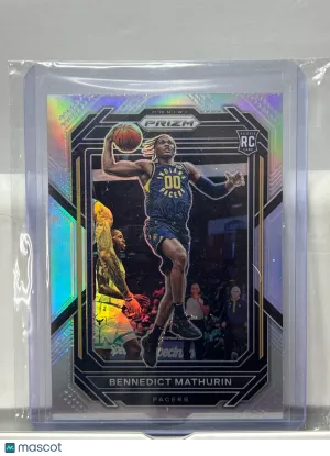 2022-23 Panini Prizm - Silver Prizm #254 Bennedict Mathurin (RC) front