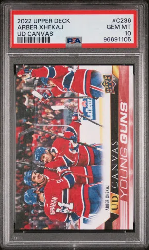 2022 Upper Deck Ud Canvas Arber Xhekaj Ud Canvas front
