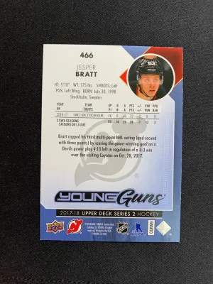 Jesper Brat Silver Foil Young Guns back