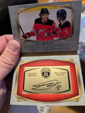 2021-22 The Cup Players Plaques Dawson Mercer /35 front