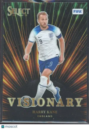 2023 Panini Select FIFA Harry Kane #11 Visionary Case Hit SSP front