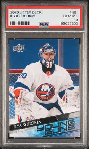 2020 Upper Deck Ilya Sorokin front
