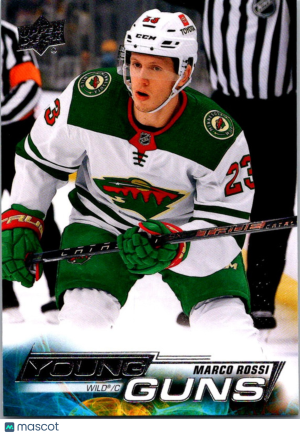 Upper Deck Young Guns Marco Rossi #243 RC front