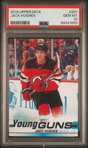 2019 Upper Deck Jack Hughes front